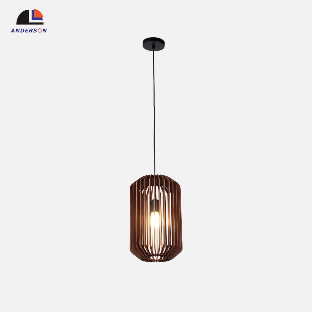 Factory Cage Dining Black Restaurant Luxury Nordic Modern Led Single Linear Wooden Pendant Light, Black Nordic Linear Pendant Light, operation14