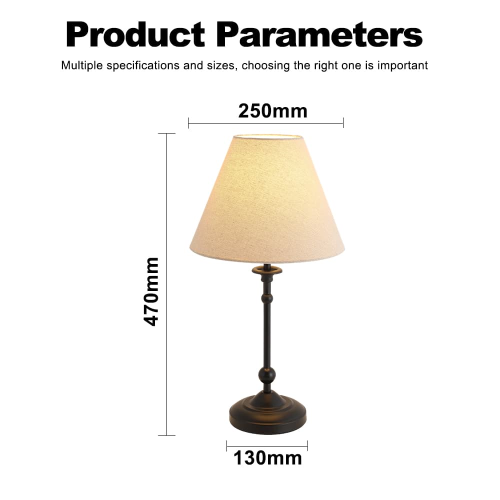 Factory Black Metal Bedroom Nordic Bedside Modern Luxury Restaurant Home Decorative Led Table Lamp, Black Nordic LED Table Lamp, operation14