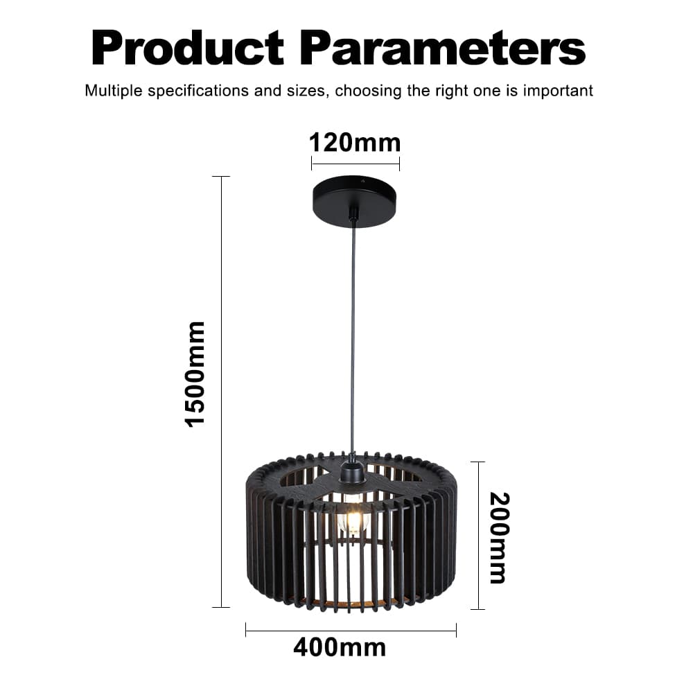 Wooden Dining Black Bedside Single Luxury Pendant Led Linear Nordic Modern Circle Pendant Light, Nordic Circle Pendant Light Black, operation14