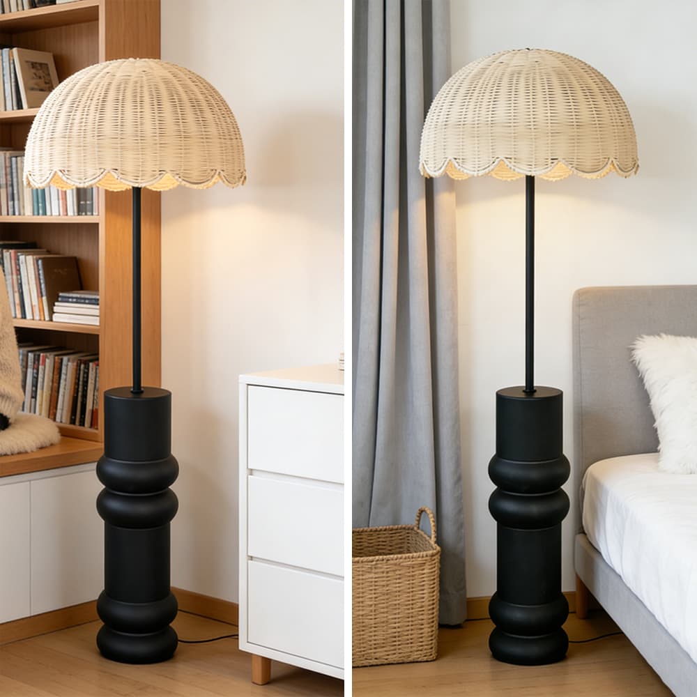 Bedroom Standing Living Room Nordic Luxury Led Modern Cement Base Floor Lamps for Living Room Decor, Nordic Luxury LED Floor Lamp, operation14