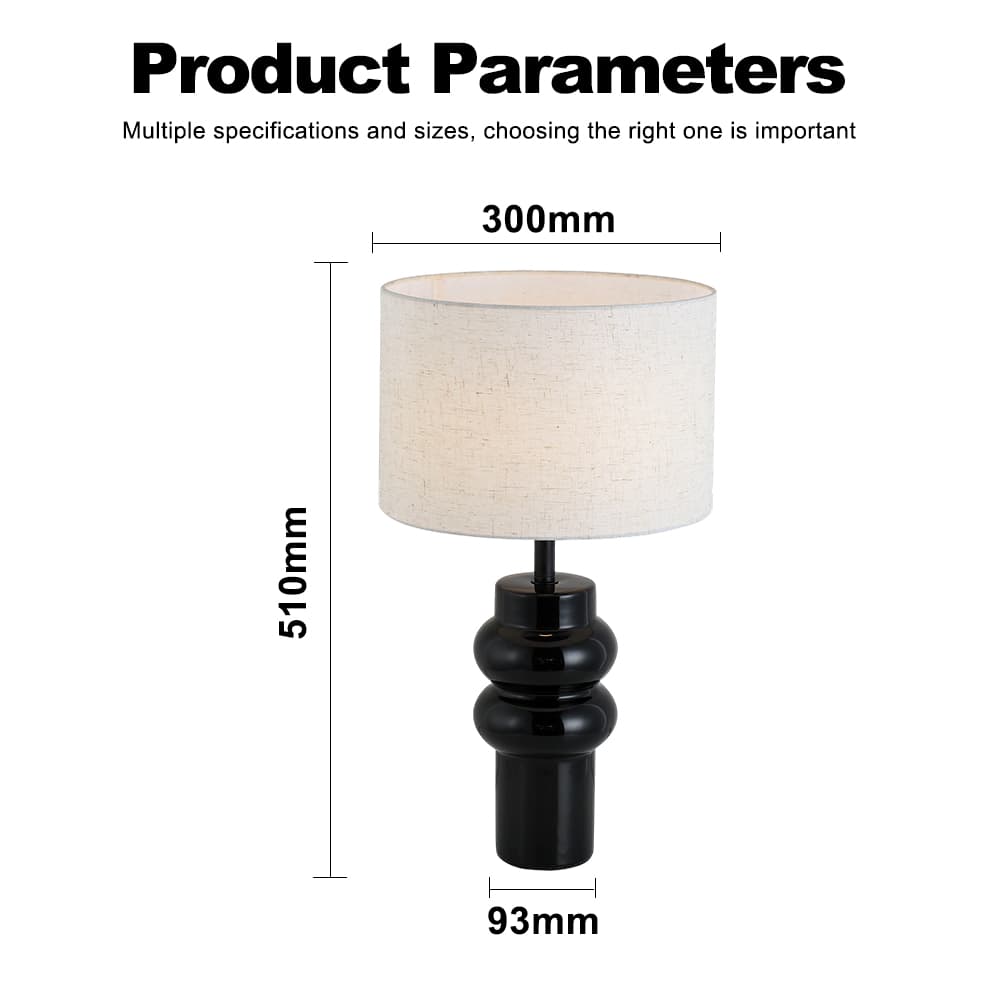Wholesale Nordic Study Desk Bedside Modern Restaurant Bedroom Home Led Luxury Decorative Table Lamp, Nordic Modern LED Table Lamp Black, operation14